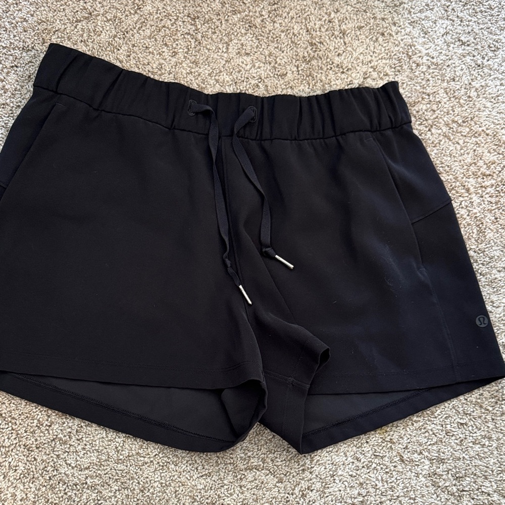 lululemon athletica Black Drawstring Athletic Shorts